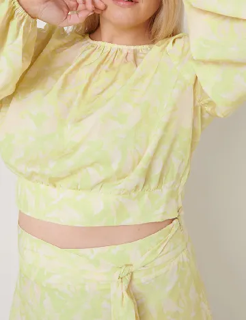 Fusta Pretty Lavish Curve, verde