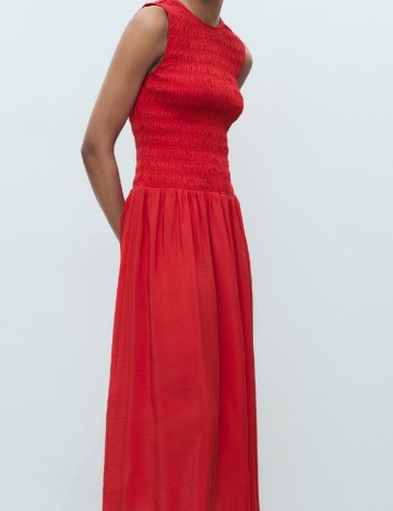 Rochie medie Mango, rosu