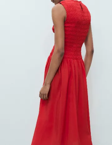 Rochie medie Mango, rosu Rosu