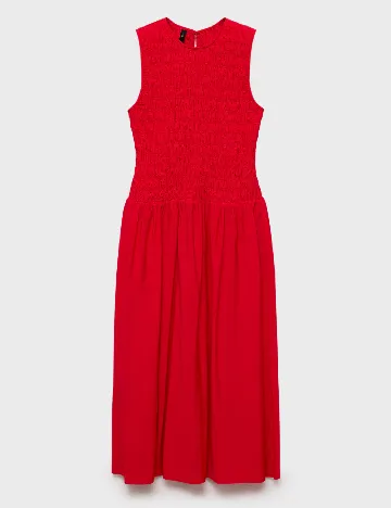 Rochie medie Mango, rosu Rosu