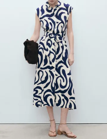 Rochie medie Mango, bleumarin