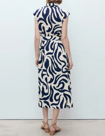 Rochie medie Mango, bleumarin