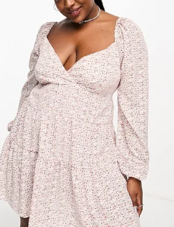 Rochie scurta DAISY STREET Curve, alb Alb
