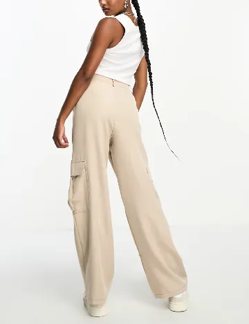 Pantaloni Heartbreak, crem