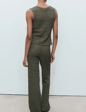 Pantaloni Mango, verde