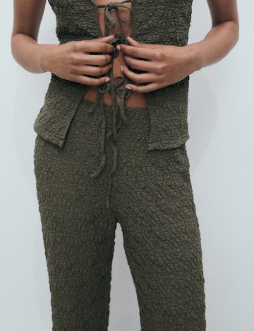 Pantaloni Mango, verde