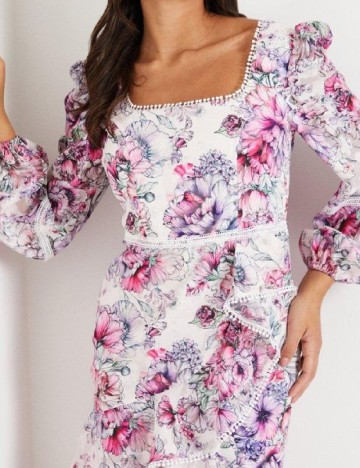 Rochie medie Coast, floral print