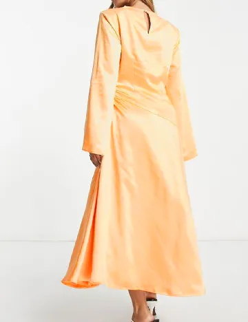Rochie medie Pretty Lavish, portocaliu