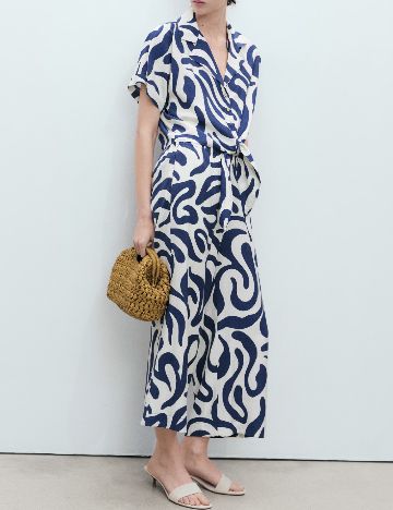 Camasa Mango, bleumarin