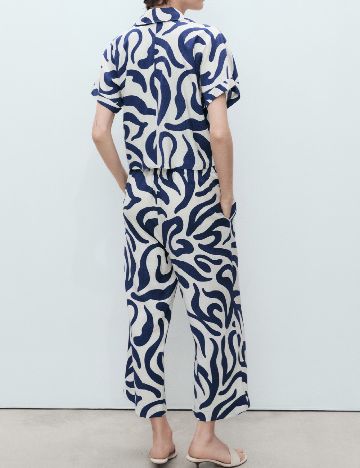 Camasa Mango, bleumarin