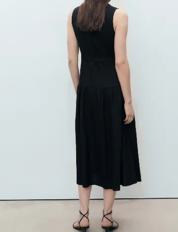 Rochie medie Mango, negru Negru