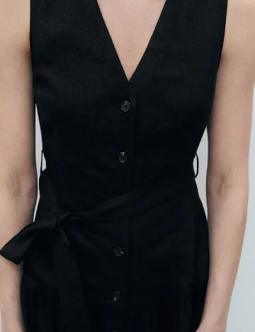 Rochie medie Mango, negru Negru