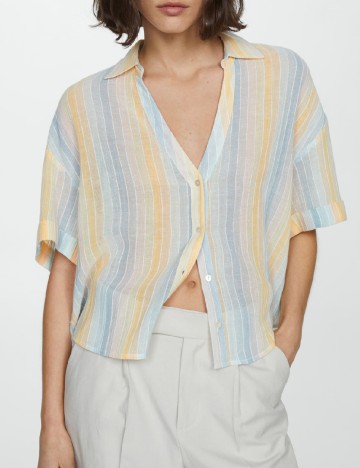 Camasa Mango, mix culori