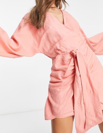 Rochie scurta Pretty Lavish, roz