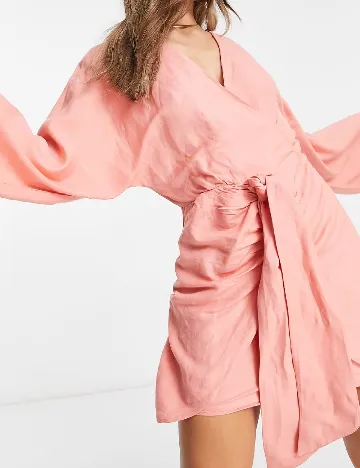 Rochie scurta Pretty Lavish, roz Roz