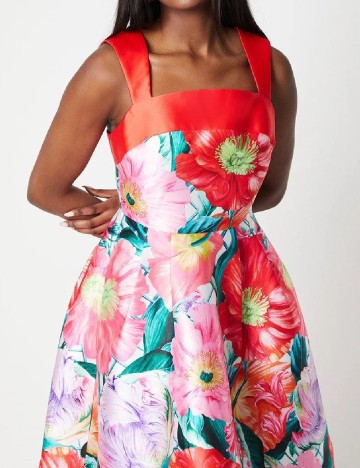 Rochie medie Coast, rosu