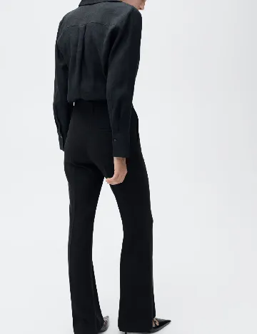 Camasa Mango, negru Negru