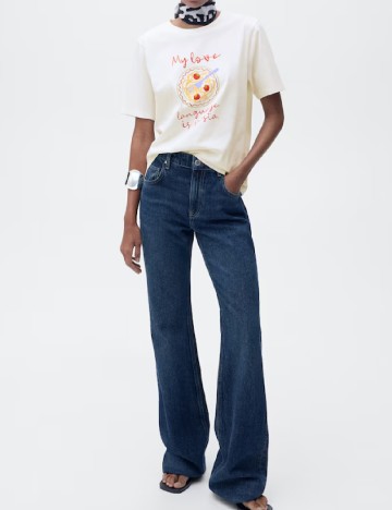 Tricou Mango, alb