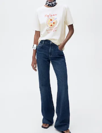 Tricou Mango, alb