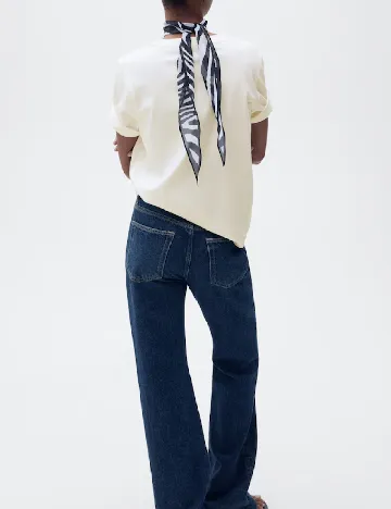 Tricou Mango, alb