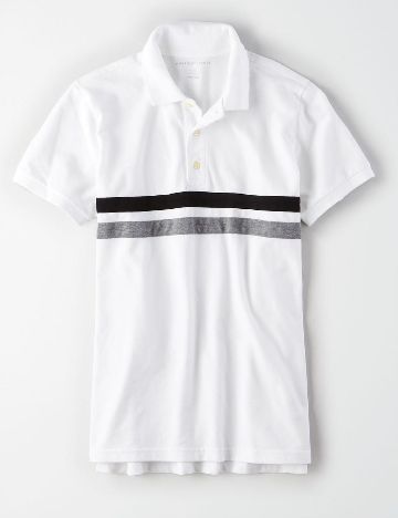 Tricou American Eagle, alb