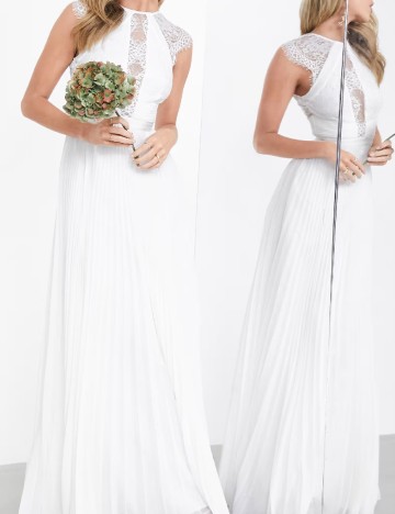 Rochie lunga ASOS, alb