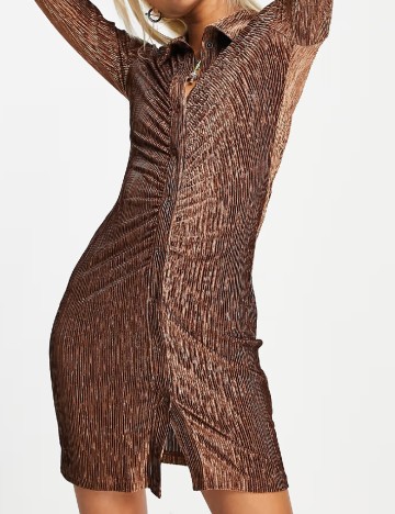 Rochie scurta DAISY STREET, maro
