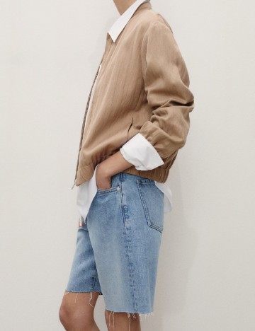 Pantaloni scurti Mango, albastru