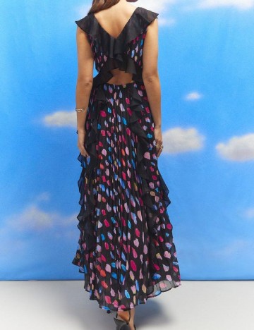 Rochie lunga Coast, negru