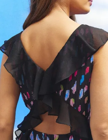 Rochie lunga Coast, negru