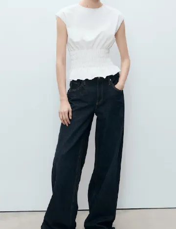 Tricou Mango, alb