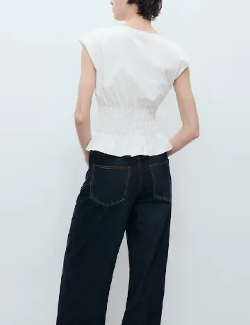 Tricou Mango, alb