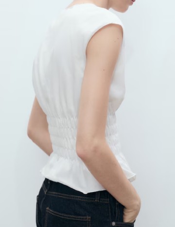Tricou Mango, alb