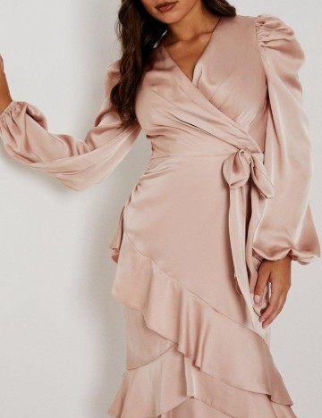 Rochie medie Coast, crem