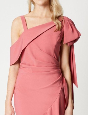 Rochie medie Coast, roz pudra