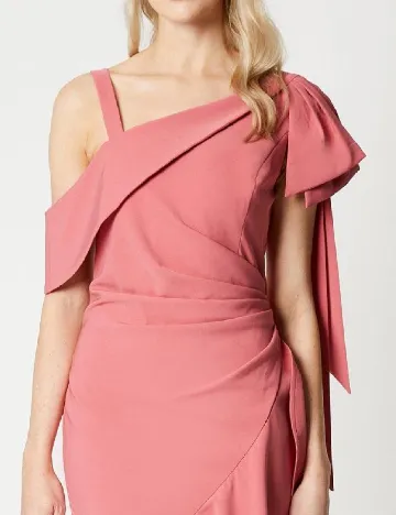 Rochie medie Coast, roz pudra