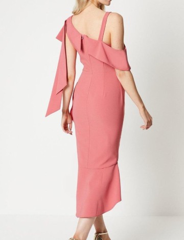 Rochie medie Coast, roz pudra
