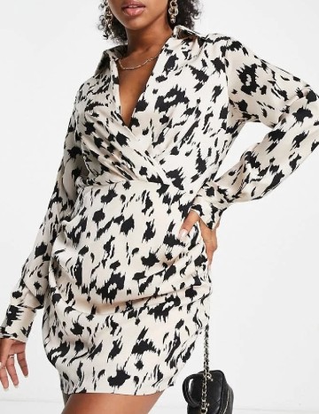 Rochie scurta IN THE STYLE, crem