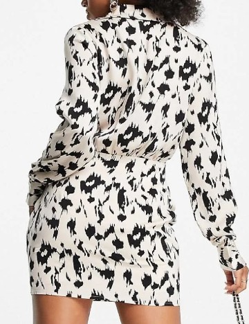 Rochie scurta IN THE STYLE, crem