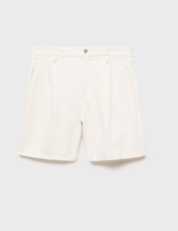 Pantaloni scurti Mango, alb