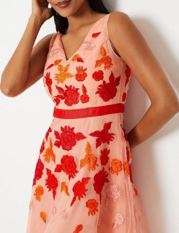 Rochie medie Coast, piersica