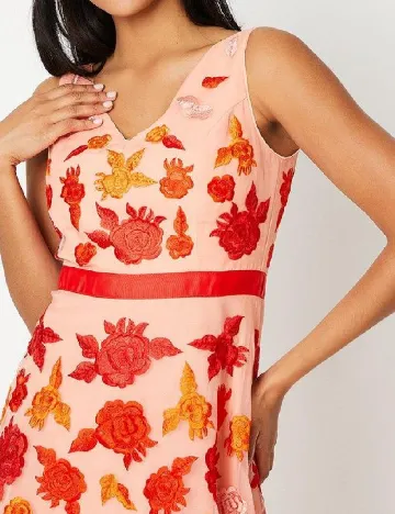 Rochie medie Coast, piersica