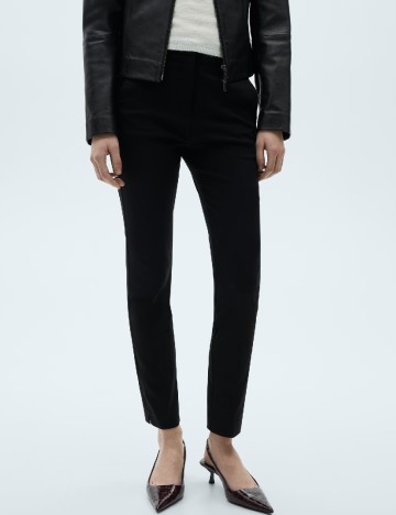 Pantaloni Mango, negru
