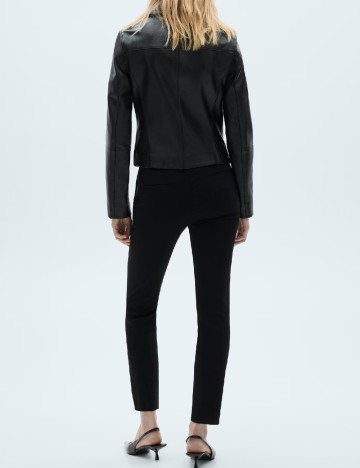 Pantaloni Mango, negru