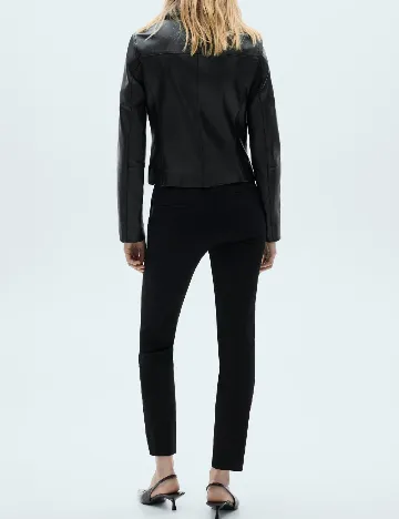 Pantaloni Mango, negru