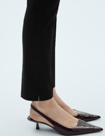 Pantaloni Mango, negru