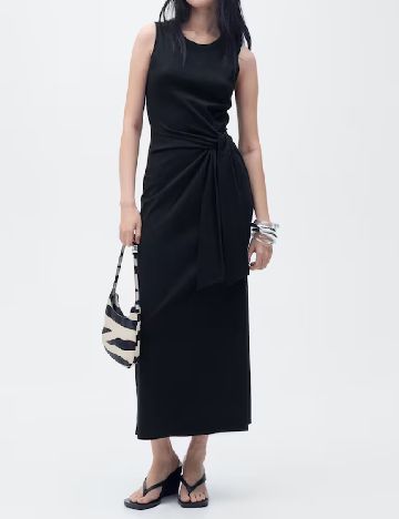 Rochie lunga Mango, negru