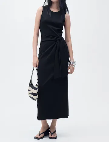 Rochie lunga Mango, negru
