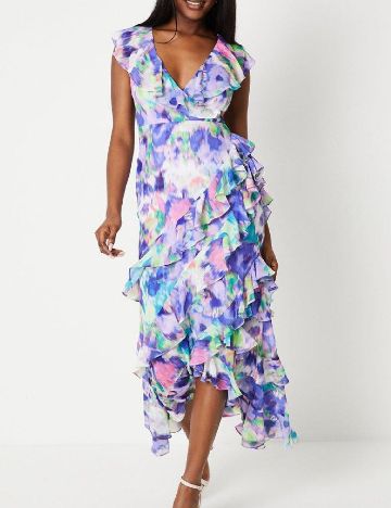 Rochie lunga Coast, mix culori