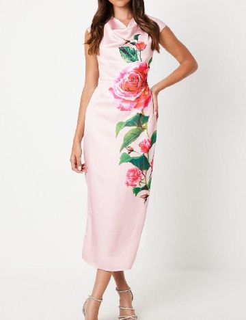 Rochie medie Coast, roz